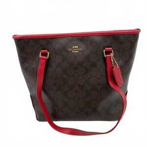 Coach Brown Leather Shoulder Bag | OS Regular Women's Bag